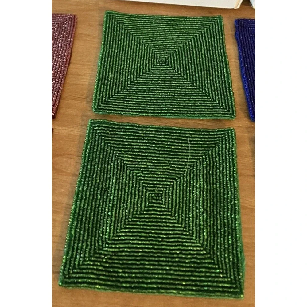 Set of 8 House of Lloyd - BEADED COASTERS IN A BAG 4